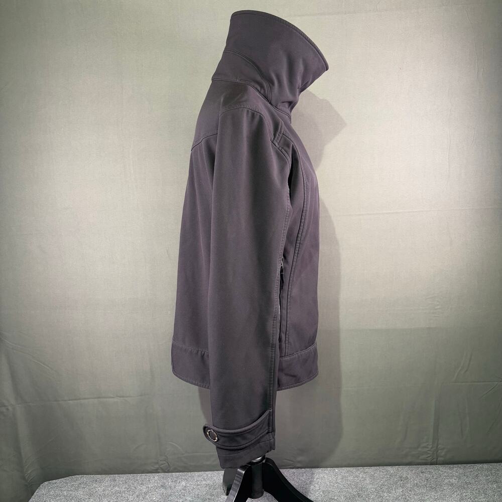 Lululemon Jacket Women 8 Rare Audrey Long Crop Waterproof Athleisure Coat Black - Picture 5 of 13